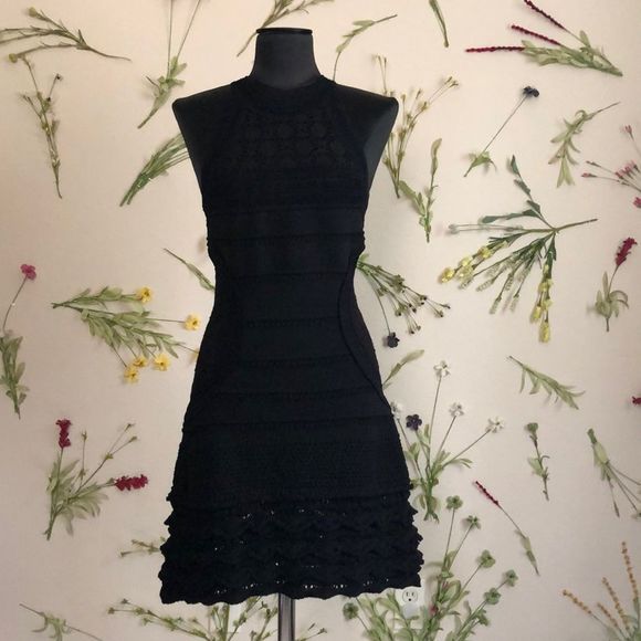 Roberto Cavalli Dresses & Skirts - Roberto Cavalli Black Crochet Dress